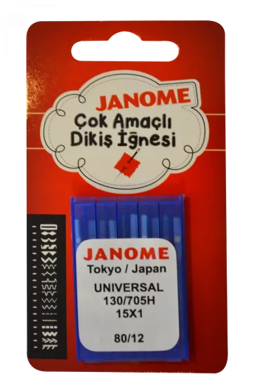 Janome 12 Numara İğne 130/705 - 80 / 12
