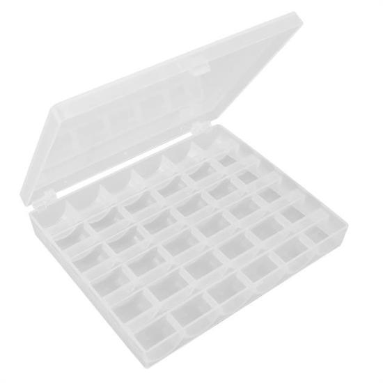 Ev Tipi Aile Dikiş Makinesi 36’lı Şeffaf Masura Saklama Kutusu