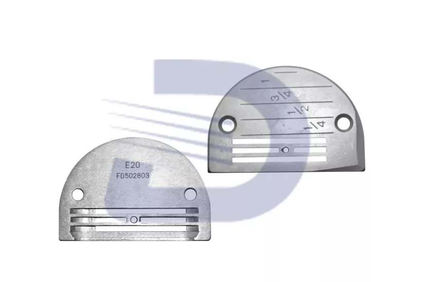 Düz Makina Gömlekçi plakası E20 (Safari)