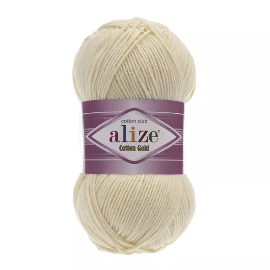 Alize Cotton Gold El Örgü İpi Krem 1 | %55 Pamuk