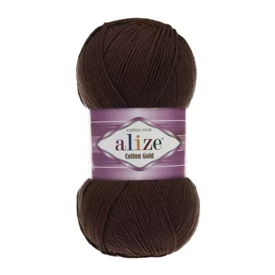 Alize Cotton Gold Kahverengi No: 26 | %55 Pamuklu Örgü İpi