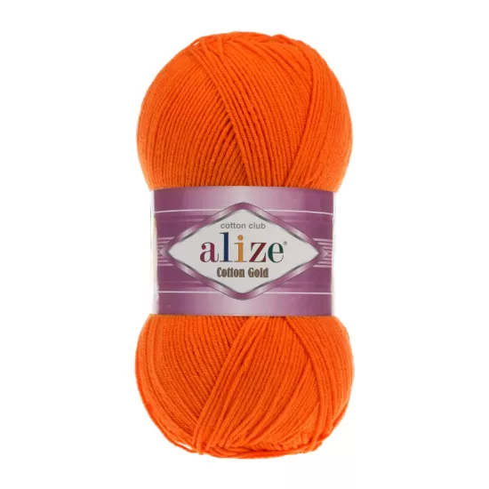 Alize Cotton Gold Turuncu No: 37 | %55 Pamuklu Örgü İpi