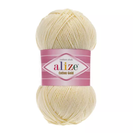 Alize Cotton Gold Krem No: 394 | %55 Pamuklu Klasik Örgü İpi