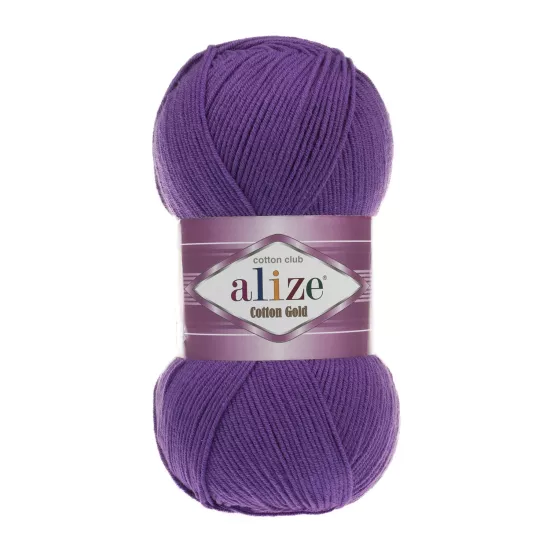 Alize Cotton Gold Mor No: 44 | %55 Pamuklu Örgü İpi