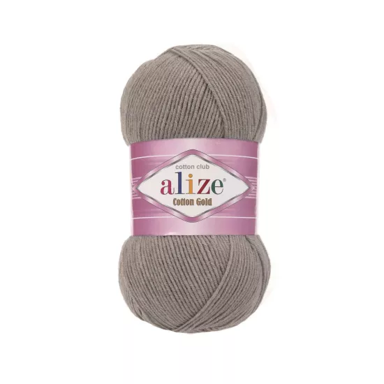 Alize Cotton Gold Koyu Bej No: 827 | %55 Pamuklu Örgü İpi