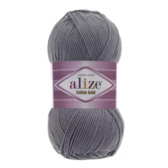 Alize Cotton Gold Kömür Grisi No: 87 | %55 Pamuklu Örgü İpi