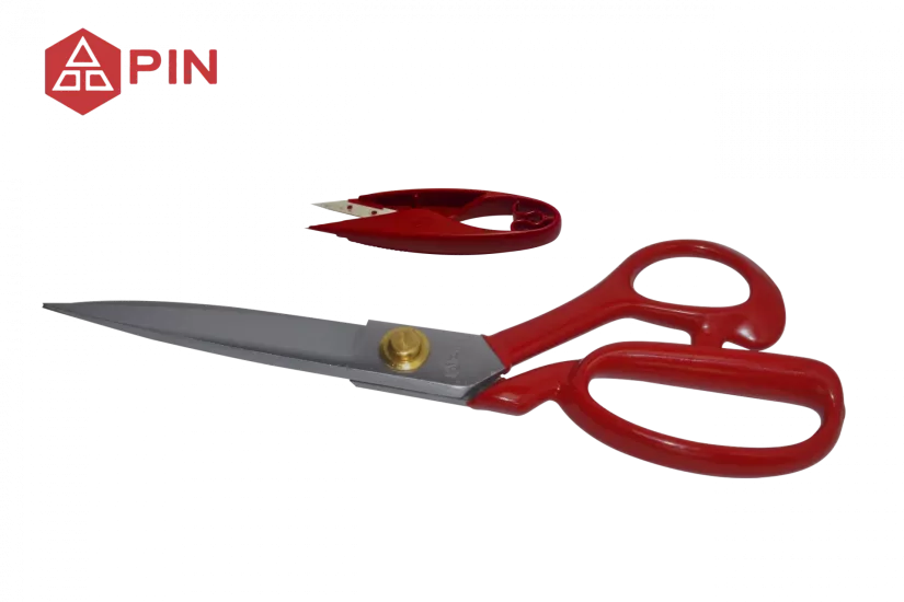 Kırmızı Saplı Prof.Paslanmaz Çelik Terzi Makası 10