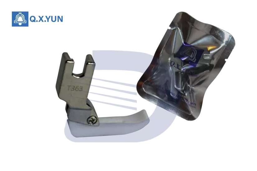 Düz Makine Plastik Fermuar Ayağı  Çiftli