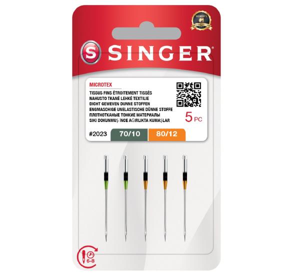   SINGER MİKROTEX İĞNESİ KARIŞIK 3X10  2X12 NO 