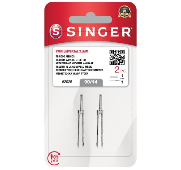    SINGER ÇİFT İĞNE 3MM. 2’Lİ 14 NO
