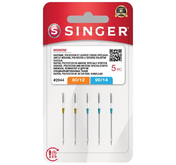  SINGER  NAKIŞ İĞNESİ KARIŞIK 3X12, 2X14 NO 