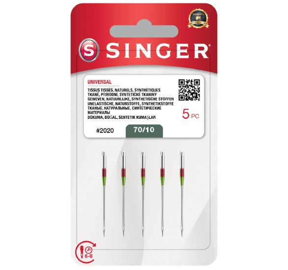 SINGER 10 NUMARA STANDART İĞNE 5’Lİ DİKİŞ İĞNE