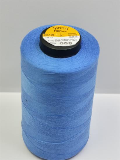 120 NO Polyester Dikiş İpliği Spring 5.000 Metre 058
