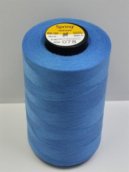 120 NO Polyester Dikiş İpliği Spring 5.000 Metre 078