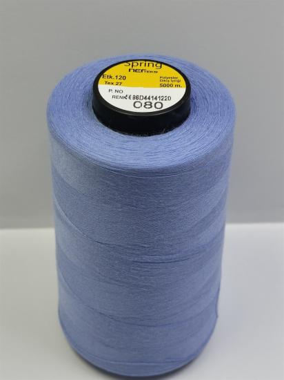 120 NO Polyester Dikiş İpliği Spring 5.000 Metre 080