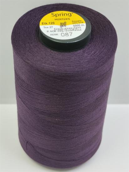 120 NO Polyester Dikiş İpliği Spring 5.000 Metre 087