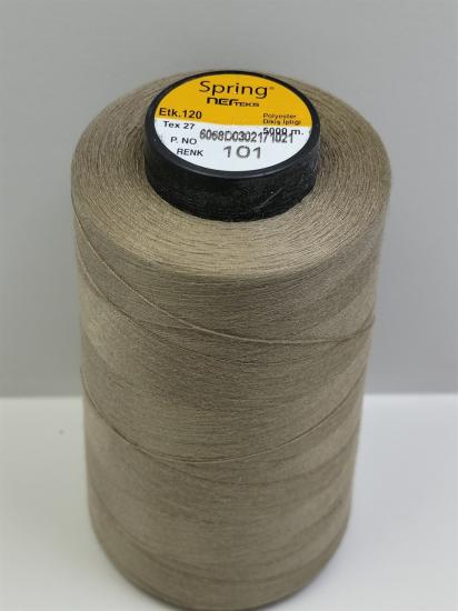 120 NO Polyester Dikiş İpliği Spring 5.000 Metre 101