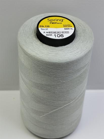 120 NO Polyester Dikiş İpliği Spring 5.000 Metre 106