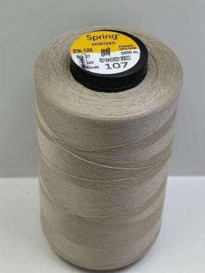 120 NO Polyester Dikiş İpliği Spring 5.000 Metre 107