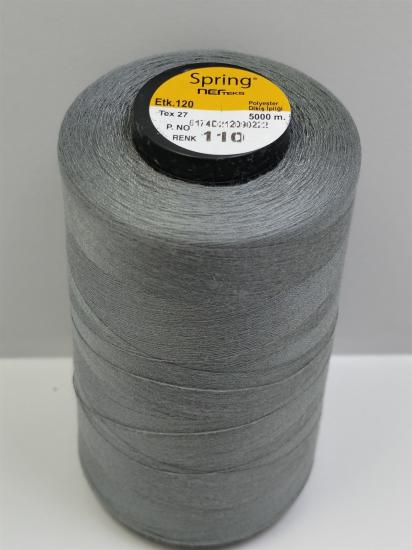 120 NO Polyester Dikiş İpliği Spring 5.000 Metre 110