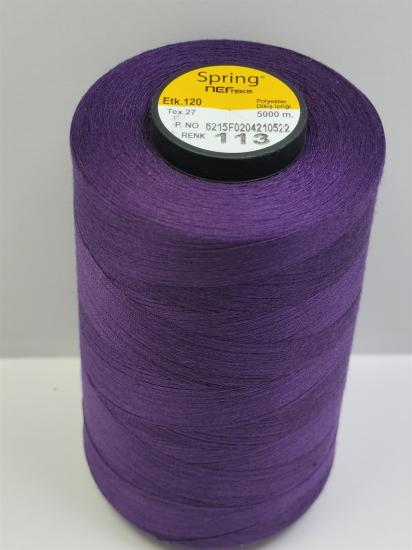 120 NO Polyester Dikiş İpliği Spring 5.000 Metre 113