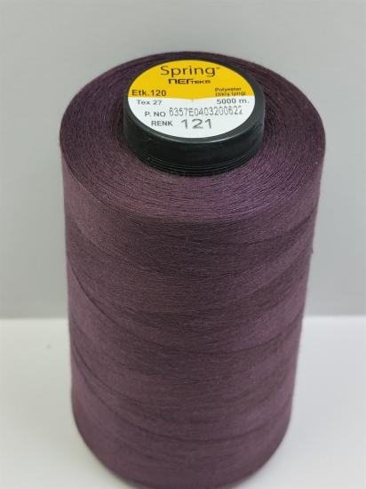 120 NO Polyester Dikiş İpliği Spring 5.000 Metre 121