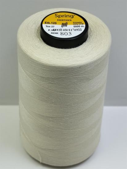 120 NO Polyester Dikiş İpliği Spring 5.000 Metre 803