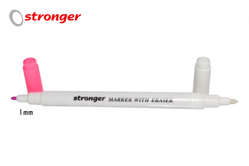 Çift Başlı Hava İle Uçan Pembe ve Silgili Kalem 1.