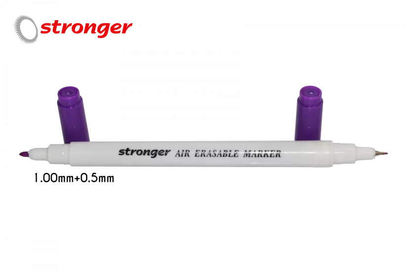 Çift Başlı Mor Hava İle Uçan Kalem 0,5mm+ 1.0mm