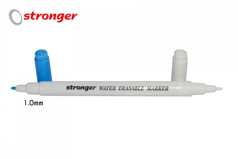 Çift Başlı Mavi ve Beyaz Su İle Uçan Kalem (1.0 mm