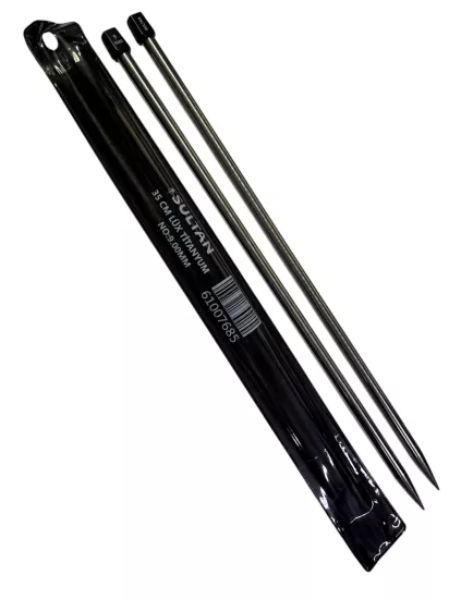 Sultan 9.00mm 35 Cm Çelik Titanyum Şiş