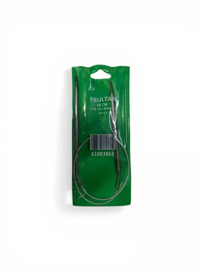 Sultan 4.5 MM 60 CM Çelik Telli Misinalı Şiş