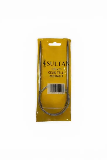 Sultan 5.0 MM 100 CM Çelik Telli Misinalı Şiş