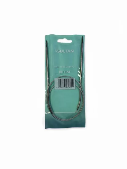 Sultan 5.0 MM 80 CM Çelik Telli Misinalı Şiş