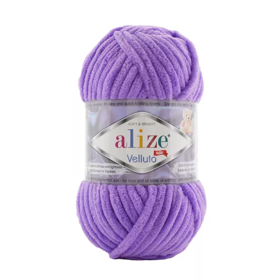 Alize Velluto Lavanta 43 - Kadife Örgü Yünü Alize Velluto Lavanta 43 - Kadife Örgü Yünü