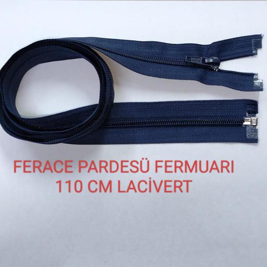 Lacivert Ferace Pardesü Fermuarı 110 cm