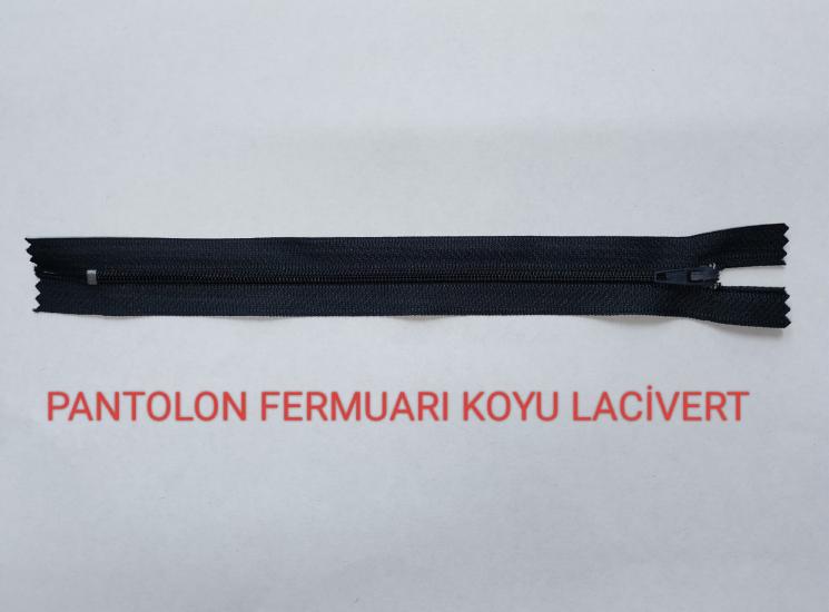 Koyu Lacivert Pantolon Fermuarı