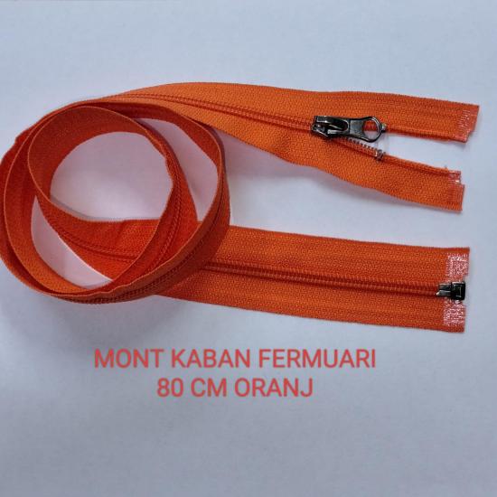 Oranj Mont Kaban Fermuarı 80 cm
