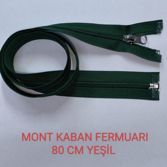 Yeşil Mont Kaban Fermuarı 80 cm
