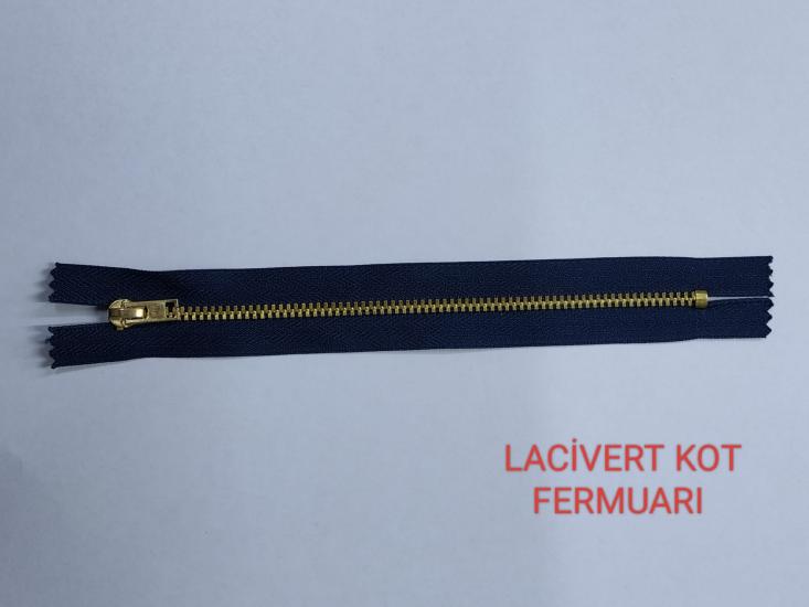 Lacivert Kot Fermuarı