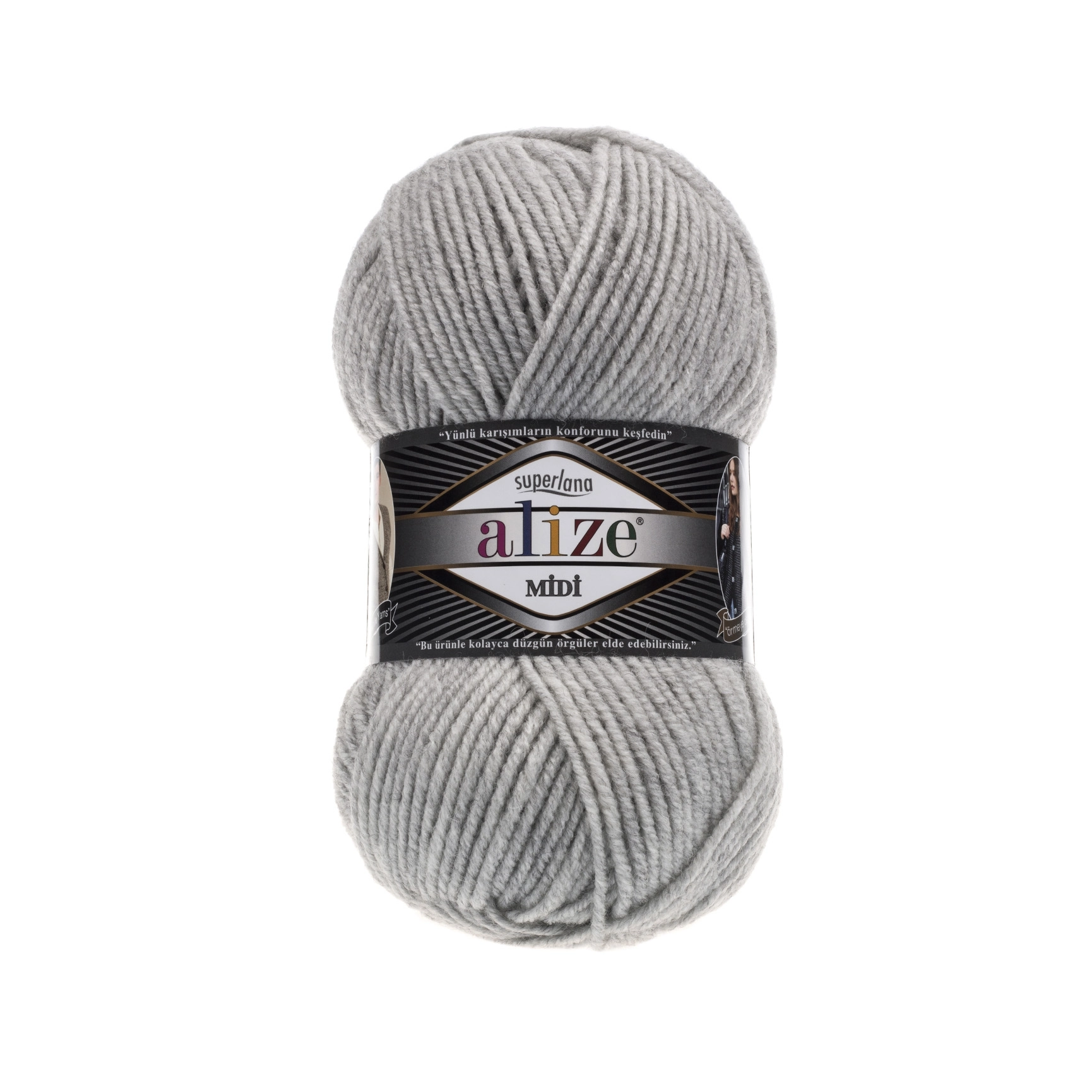 Alize%20Superlana%20Midi%20208%20Açık%20Gri%20Melanj%20El%20Örgü%20İpi