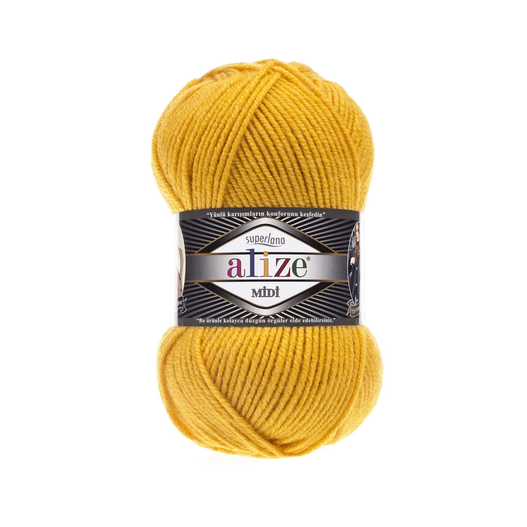 Alize%20Superlana%20Midi%20488%20Sarı%20El%20Örgü%20İpi